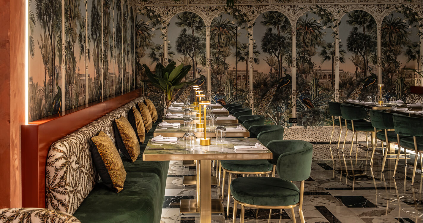 Indian Restaurant Decor in Malta